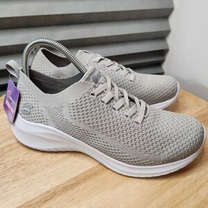 S Sport by Skechers Women’s 8.5 Slip-On Shoes – Gray No-Tie Memory Foam